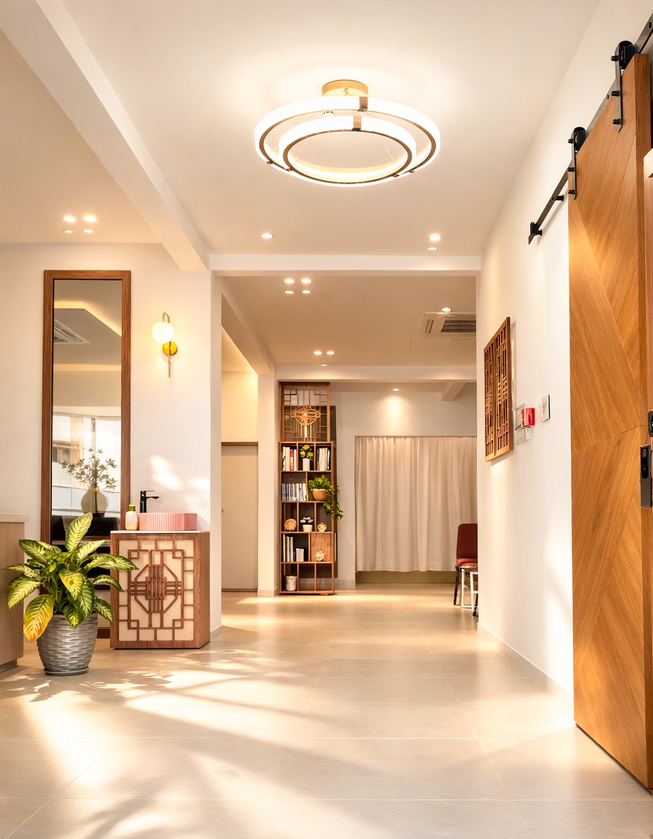 Office remodeling Riyadh - BEMS office reception area after remodeling by Hanjin E&T