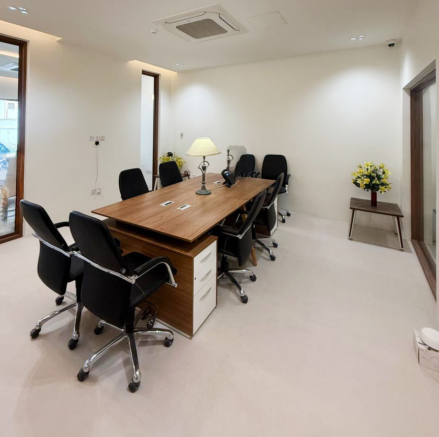 Office remodeling Riyadh - BEMS office corridor after remodeling by Hanjin E&T