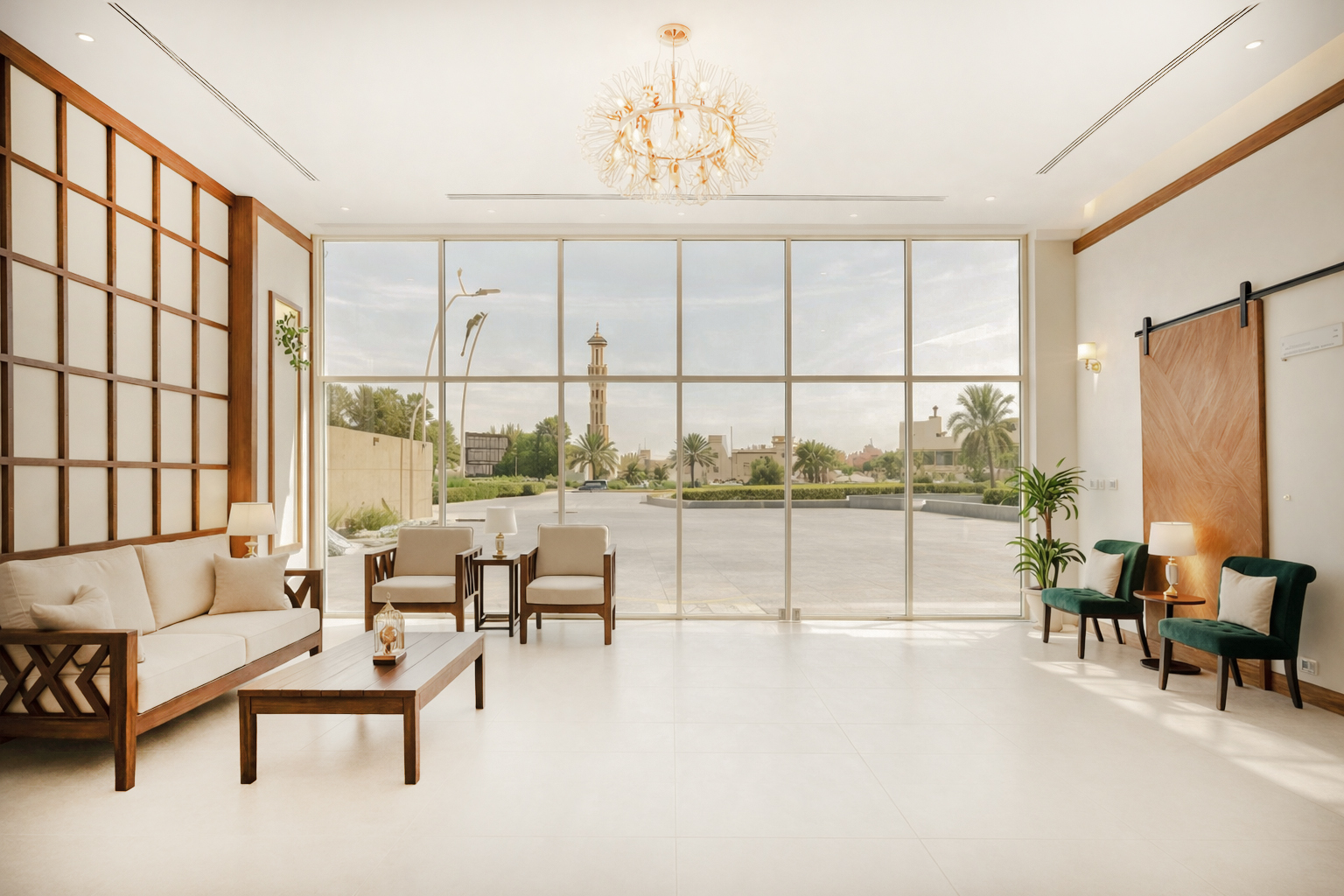 Office fit-out Riyadh - Completed Bedayah office remodeling open workspace