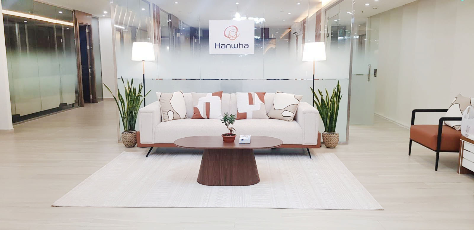 Hanwha Aerospace office fit-out project in Riyadh, Saudi Arabia 2025