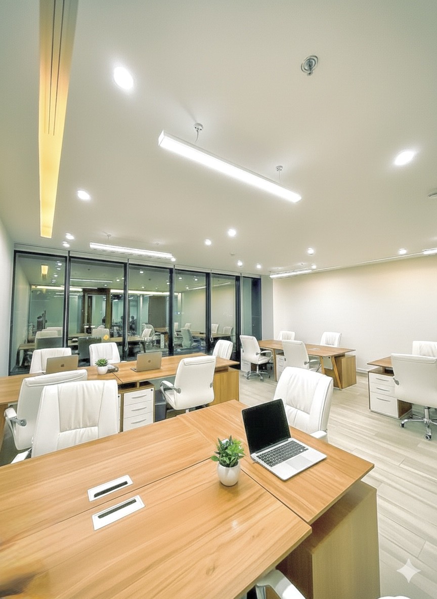 Office fit-out Riyadh final result - Hanwha project