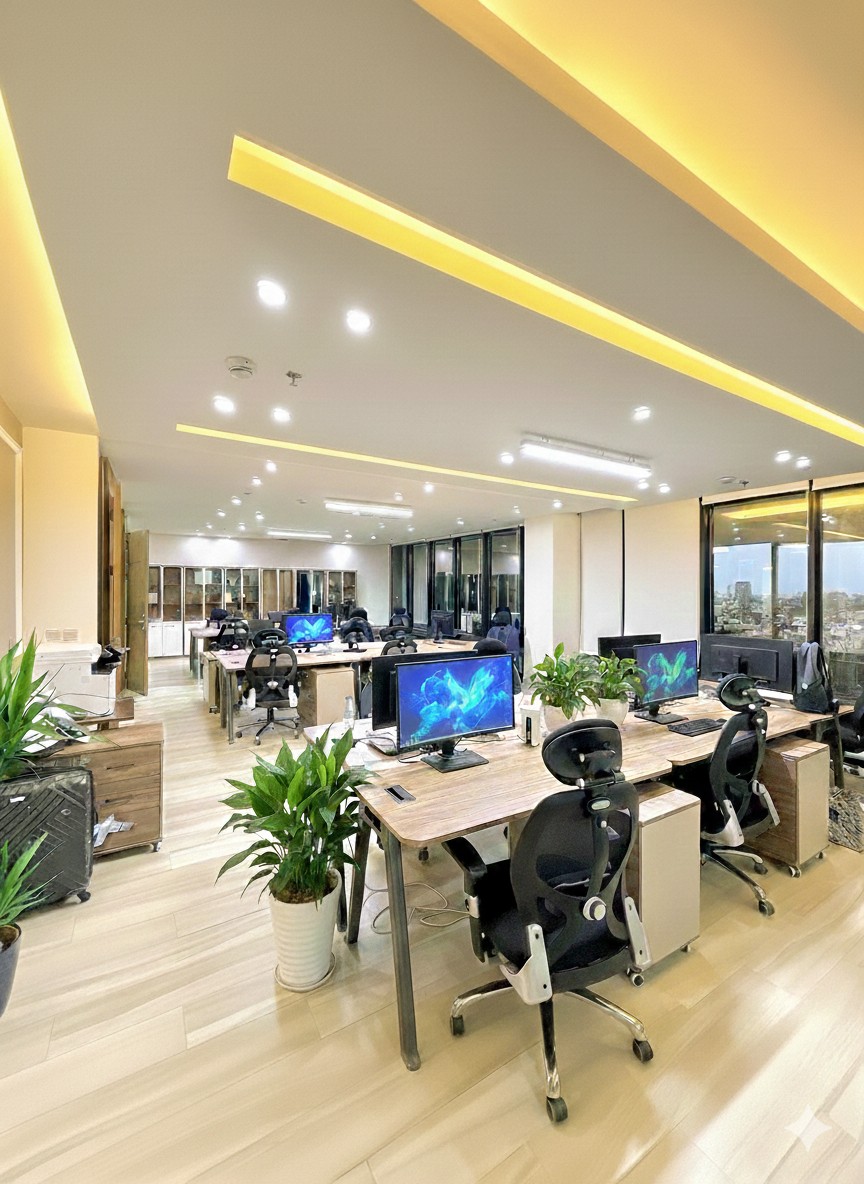 Office fit-out Riyadh final result - Hanwha project