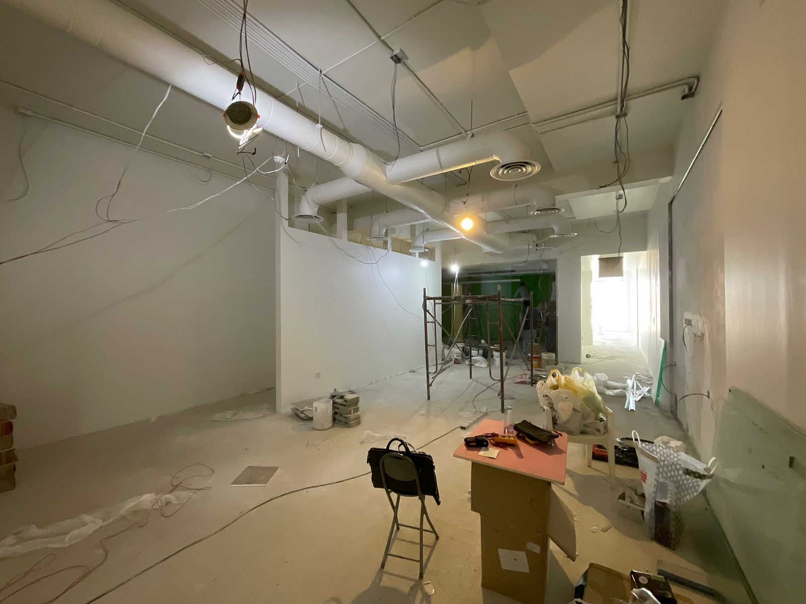 Fit-out work in progress for Heerim Architects & Planners, Riyadh