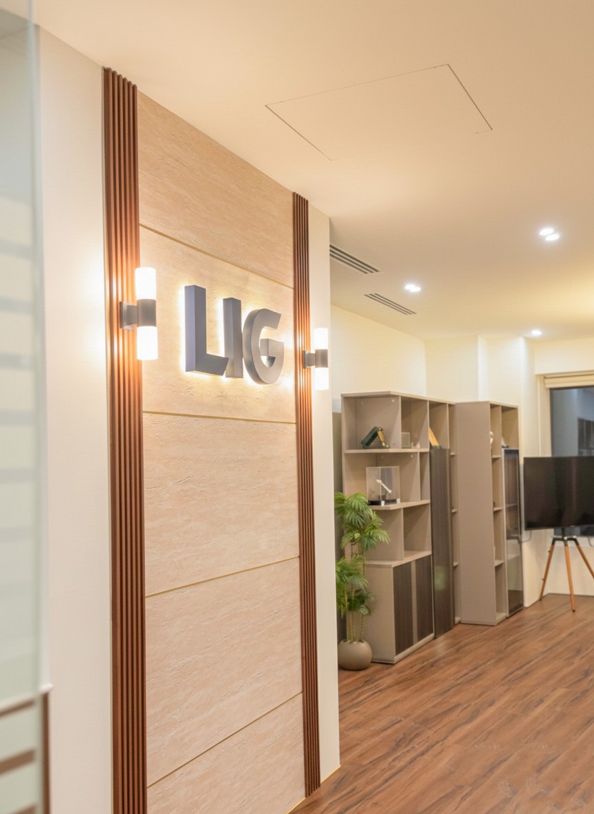 LIG NEX1 completed office remodeling